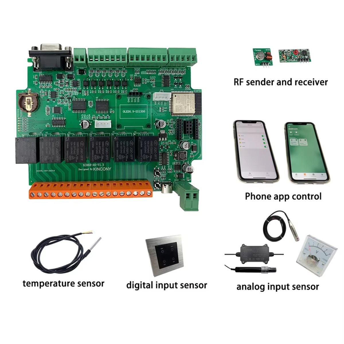 Home Automation Systems Diy - لوحة تطوير KC868-A6 MQTT Web HTTP
