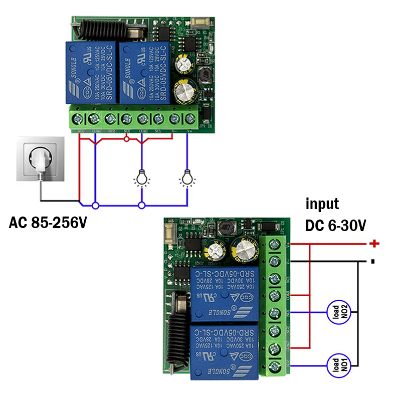 وحدة استقبال مرحل 10 أمبير، مف - مراجعة 433Mhz Receiver Module وسعره