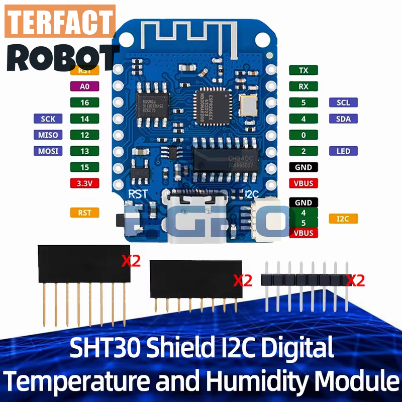 لوحة إنترنت الأشياء WEMOS D1 M - مراجعة Esp8266 Nodemcu Board وسعره
