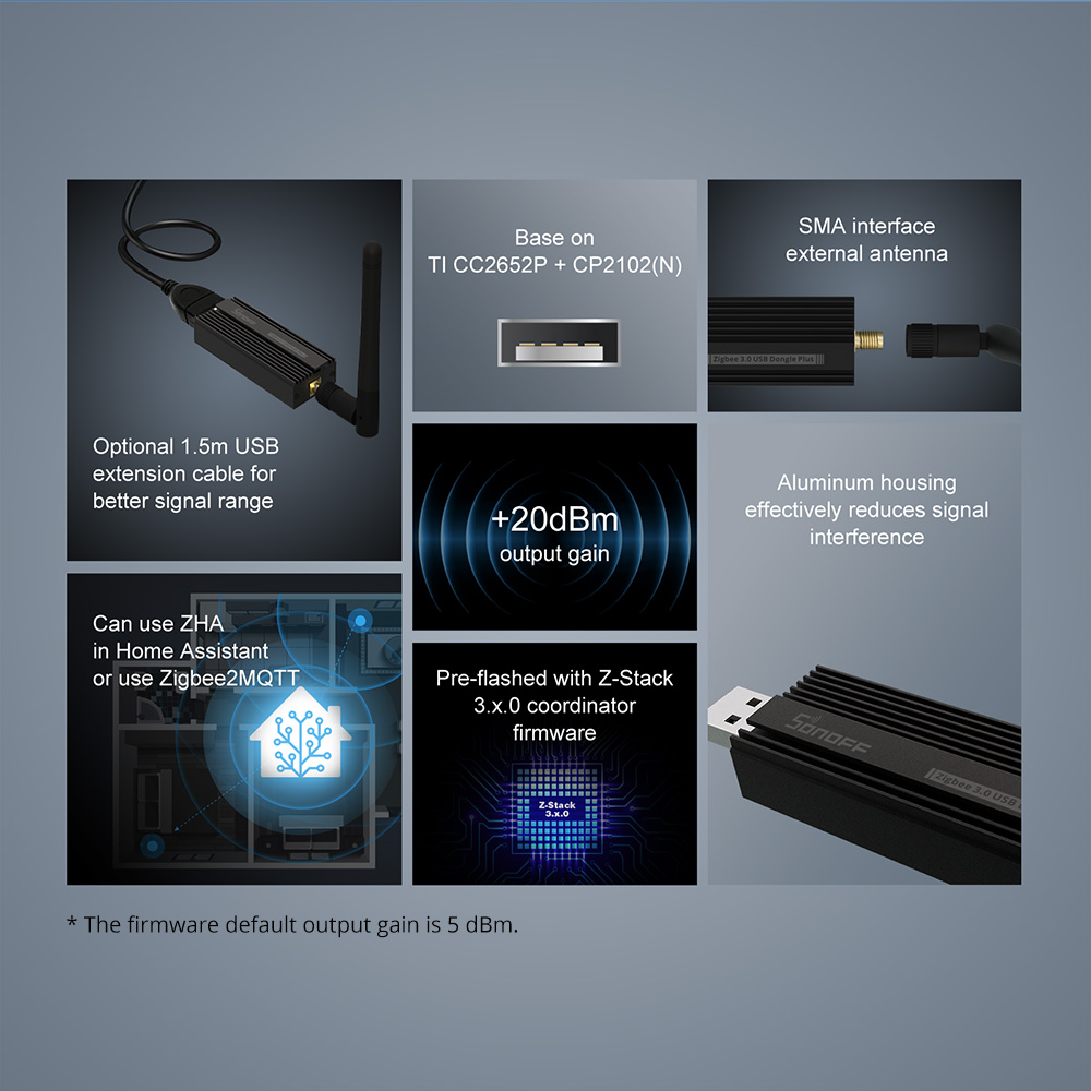 بوابة SONOFF Zigbee 3.0 ZBDong - مراجعة Zigbee Coordinator Stick وسعره